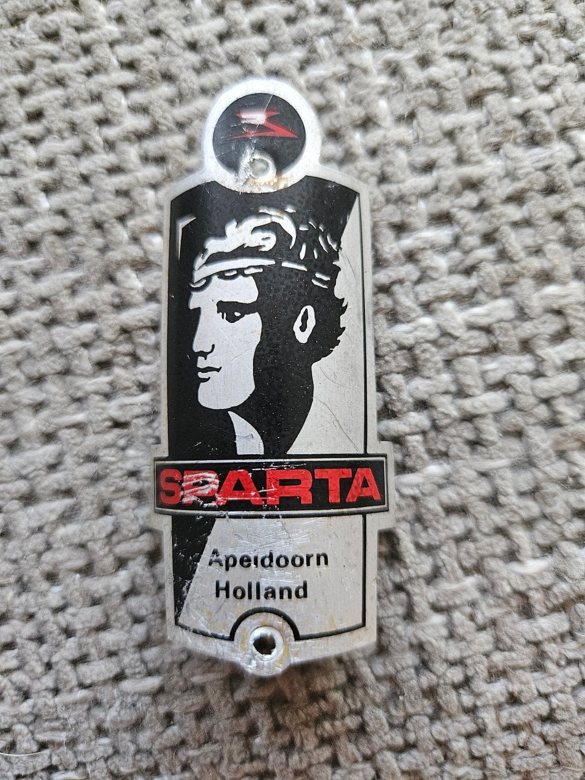 Sparta Fiets Embleem - Apeldoorn Holland, Fietsen en Brommers, Sparta, Gebruikt, Overige typen, Staal
