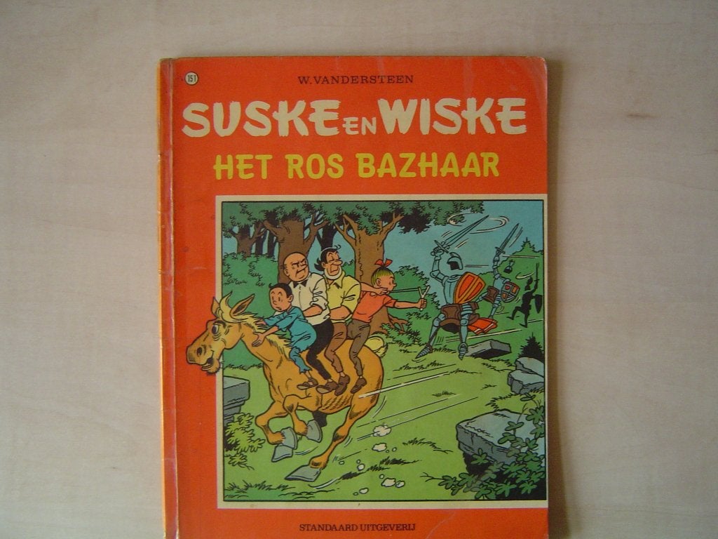 Suske en Wiske Het Ros Bazhaar met intro, Gelezen, Verzenden, Willy Vandersteen, Eén stripboek