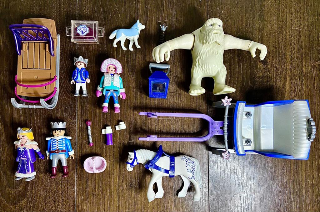Playmobil Winter Sledes met Figuren en Yeti, Kinderen en Baby's, Speelgoed | Playmobil, Zo goed als nieuw, Ophalen of Verzenden