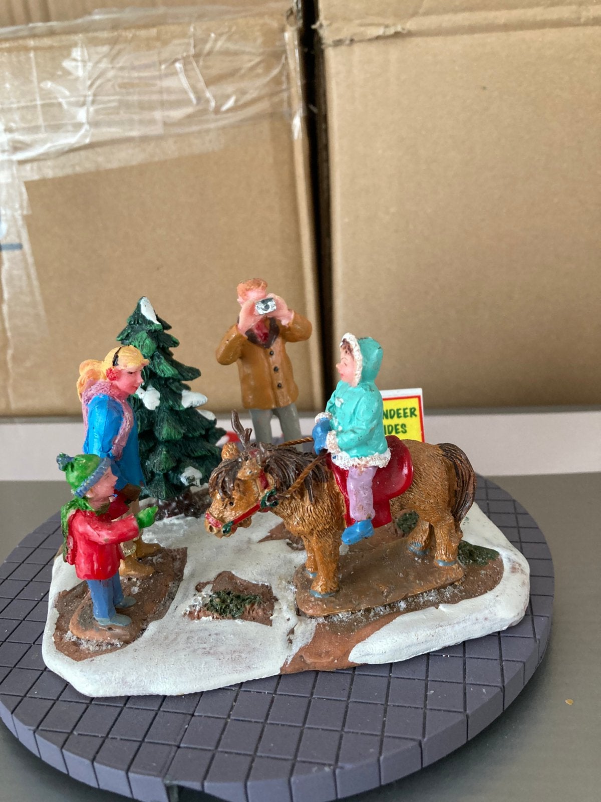 Reindeer Rides lemax, Diversen, Kerst, Ophalen of Verzenden, Zo goed als nieuw