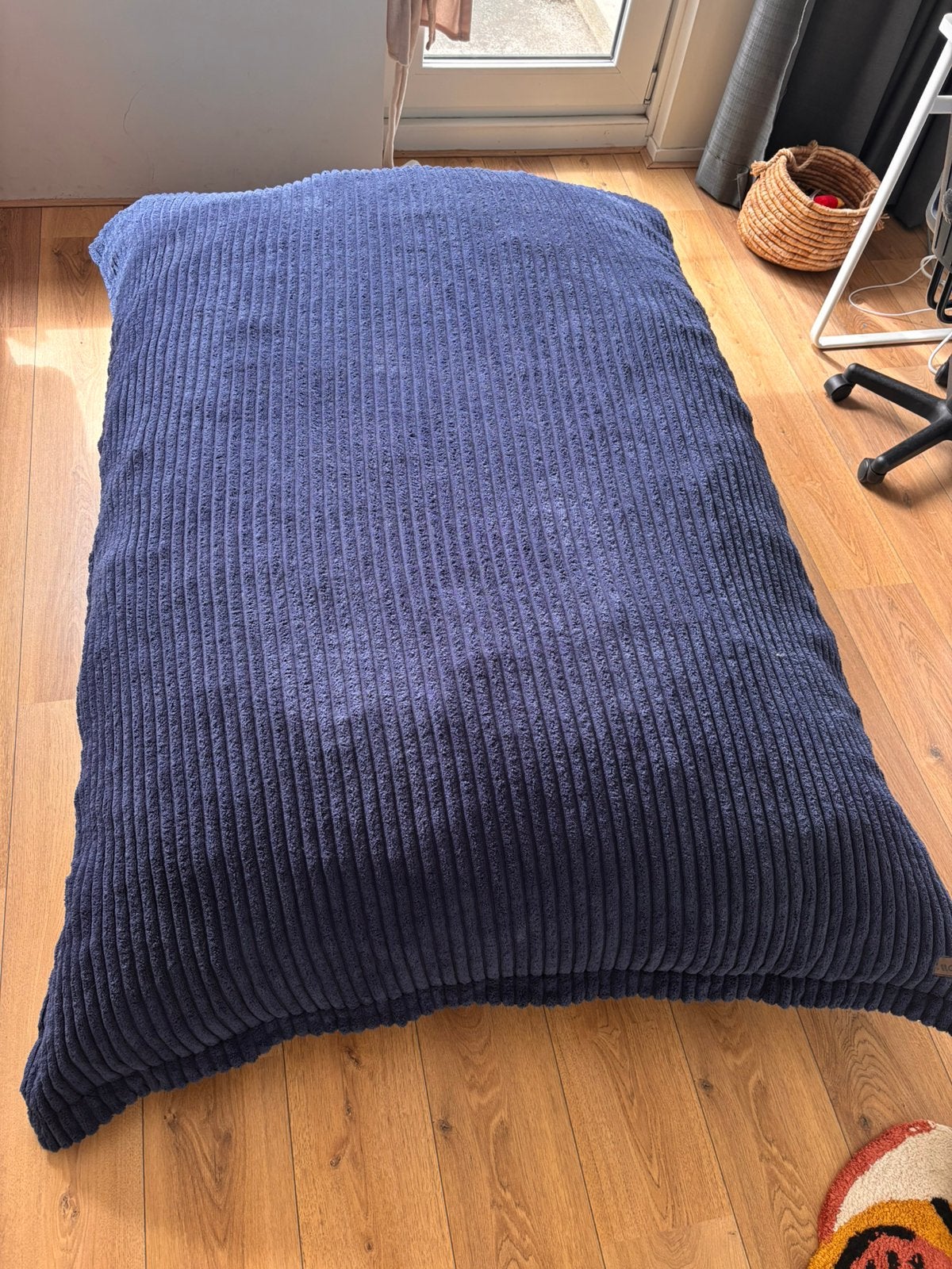 Maxyoyo grote zitzak blauw, Ophalen, Zo goed als nieuw, Blauw, Zitzak