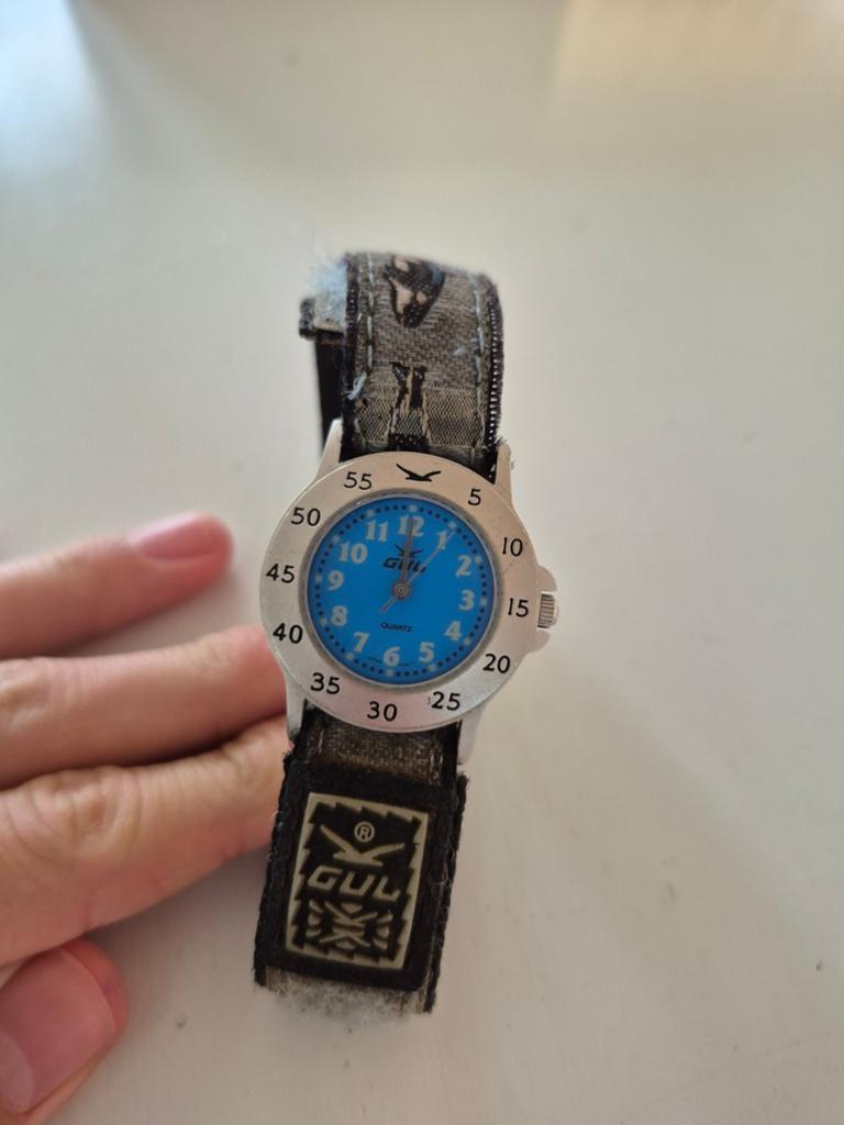 GUL kinderhorloge met orka band, Ophalen of Verzenden, Gebruikt, Blauw, Jongen of Meisje