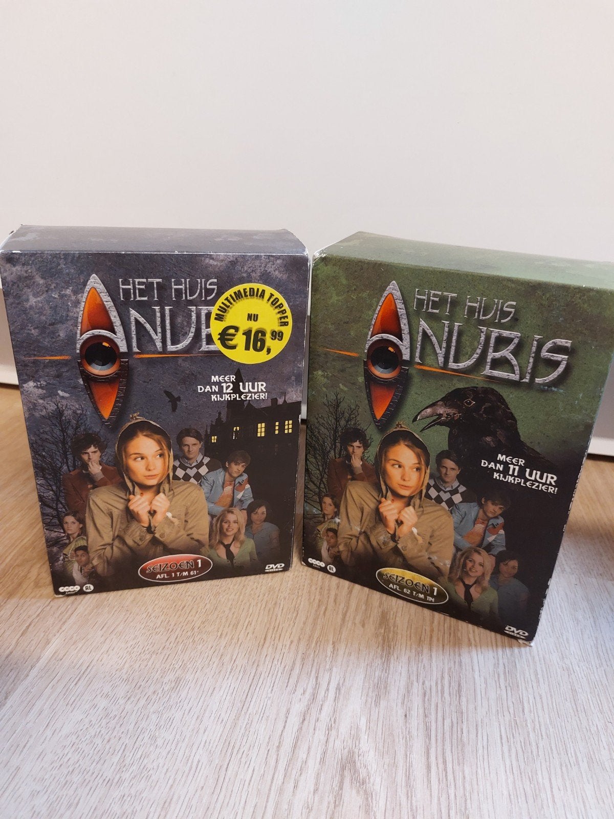 Het huis Anubis seizoen 1 deel 1 & 2, Hobby en Vrije tijd, Gezelschapsspellen | Kaartspellen, Ophalen of Verzenden