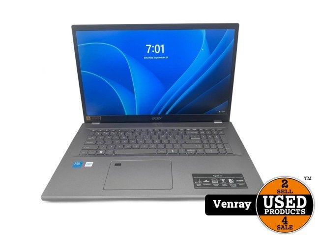 Acer Aspire Laptop17 A17-51M-711Y 32RAM 1TB SSD | Nieuwstaat, Computers en Software, Acer, Zo goed als nieuw, Support@acer.com