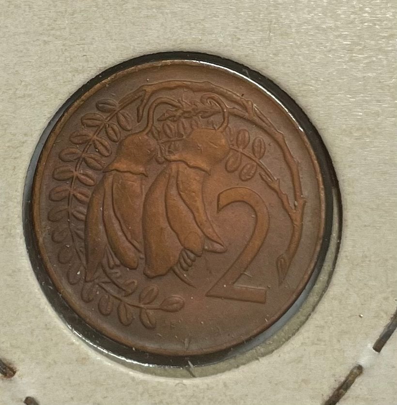 2 cent Nieuw Zeeland 1973, Postzegels en Munten, Munten | Oceanië, Ophalen of Verzenden