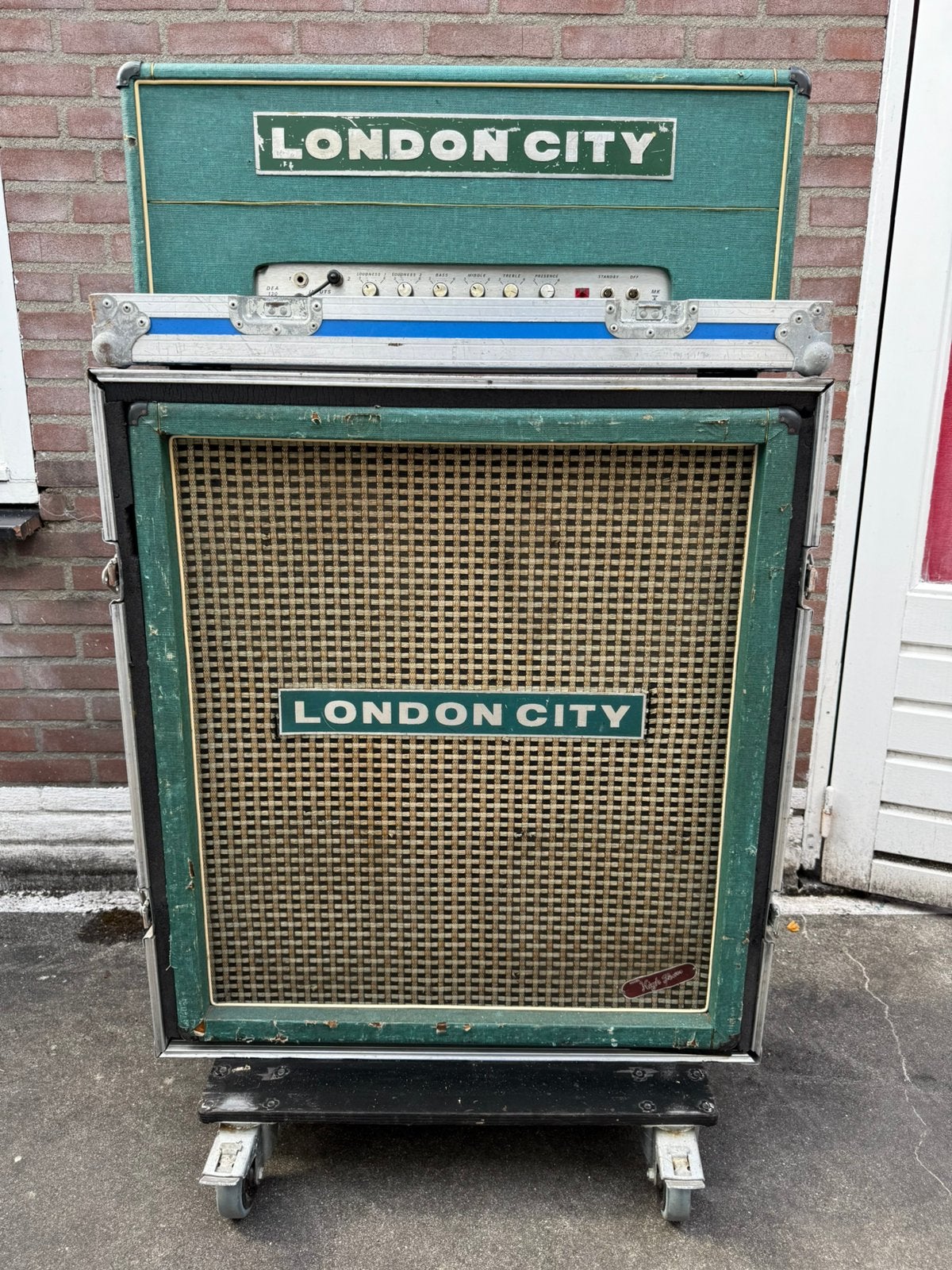 London City MK5 DEA 130 + 4x12” cabinet, Ophalen, Gebruikt, Gitaar, 100 watt of meer