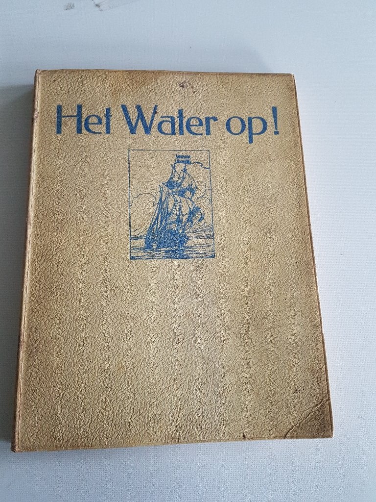 boek over schepen 1938 uitgegeven door droste cacao., Ophalen of Verzenden, Gebruikt, Motorboot of Zeilboot, Boek of Tijdschrift