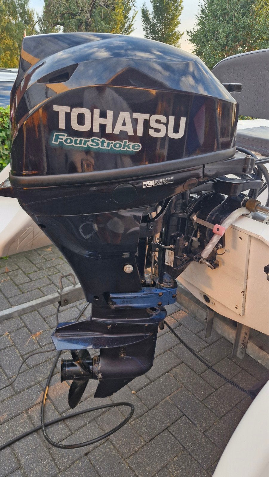 Tohatsu FourStroke 20 PK kortstaart 2017, Watersport en Boten, 10 tot 30 pk, Gebruikt, Ophalen of Verzenden, Viertaktmotor