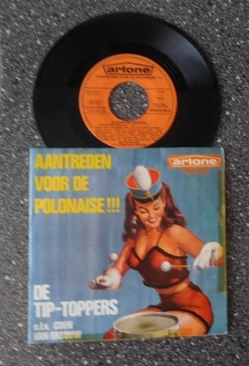De Tip Toppers - aantreden voor de polonaise (vanaf € 3,50), Cd's en Dvd's, Vinyl | Nederlandstalig, Ophalen of Verzenden, Zo goed als nieuw