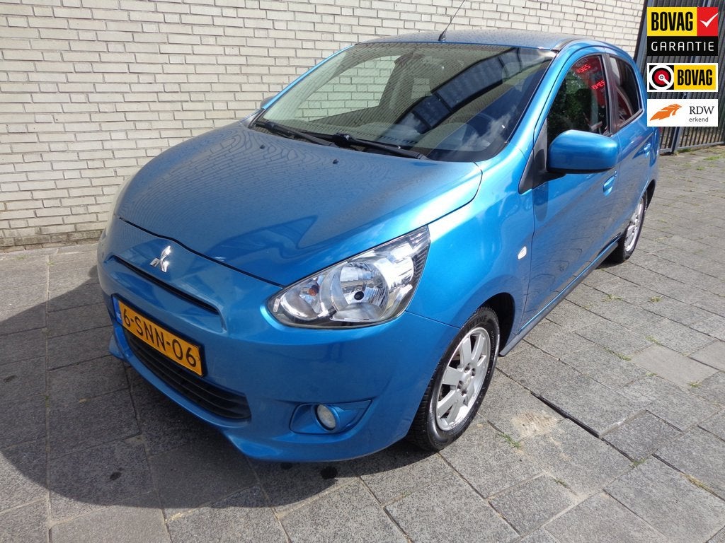 Mitsubishi Space Star 1.0 Intense NIEUWE APK 3 MAANDEN BOVAG, Auto's, Voorwielaandrijving, Euro 5, Stof, Gebruikt