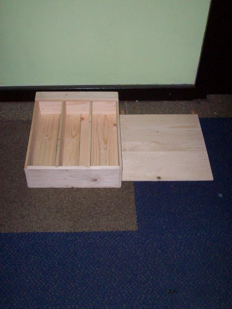 hand gemaakt wijn kistje, Ophalen, Handgemaakt, Nieuw, Hout