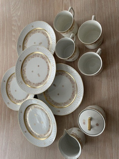 Koffieservies, merk Daphne (Duitsland), Huis en Inrichting, Overige merken, Vintage, Ophalen of Verzenden, Zo goed als nieuw