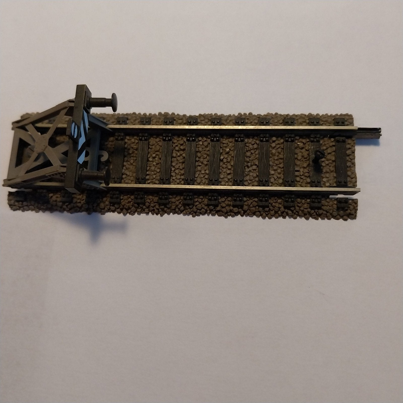 Fleischmann HO 6103 rail met stootblok, Gebruikt, Gelijkstroom, Fleischmann, Rails