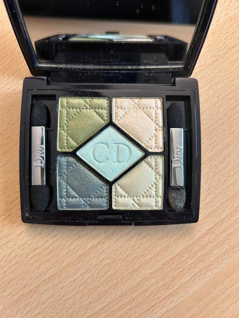 Christian Dior eyeshadow 5 kleuren 434 Peacock, Ophalen of Verzenden, Zo goed als nieuw, Ogen, Make-up
