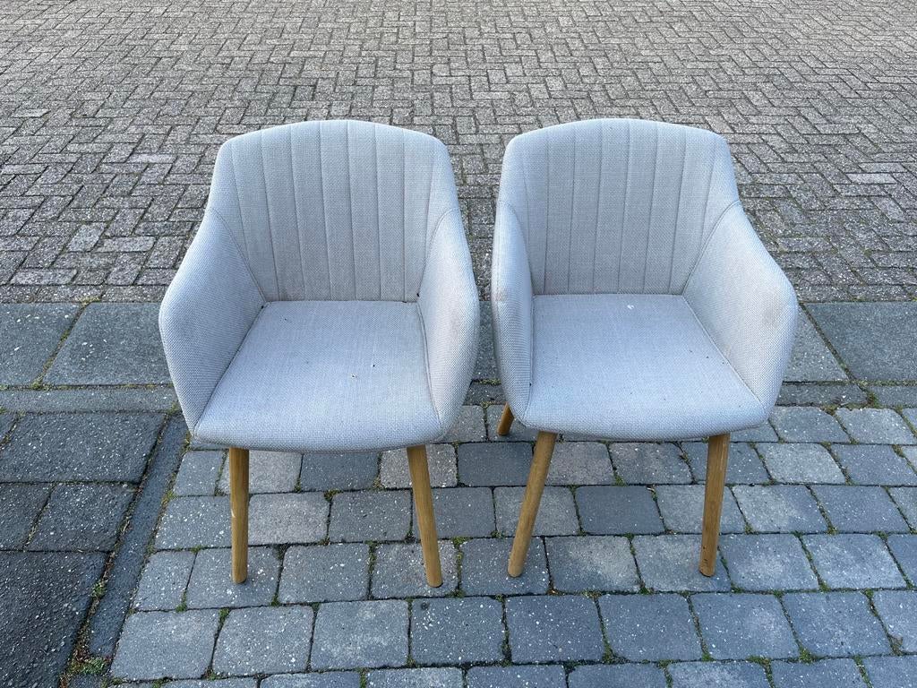 2 beige JYSK eetkamerstoelen gratis op te halen, Ophalen, Gebruikt, Twee, Overige kleuren