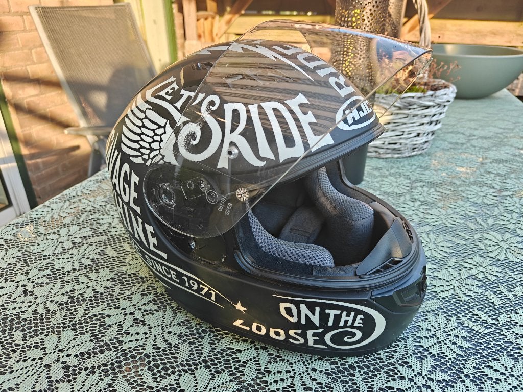 Motor helm maat S (56 cm), Dames, HJC, Ophalen of Verzenden, Integraalhelm