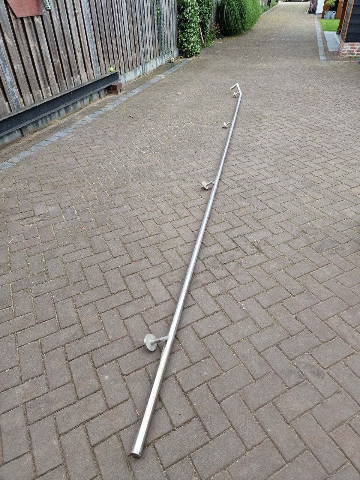 RVS Trapleuning ruim 5,5meter, Ophalen, Overige materialen, Plinten