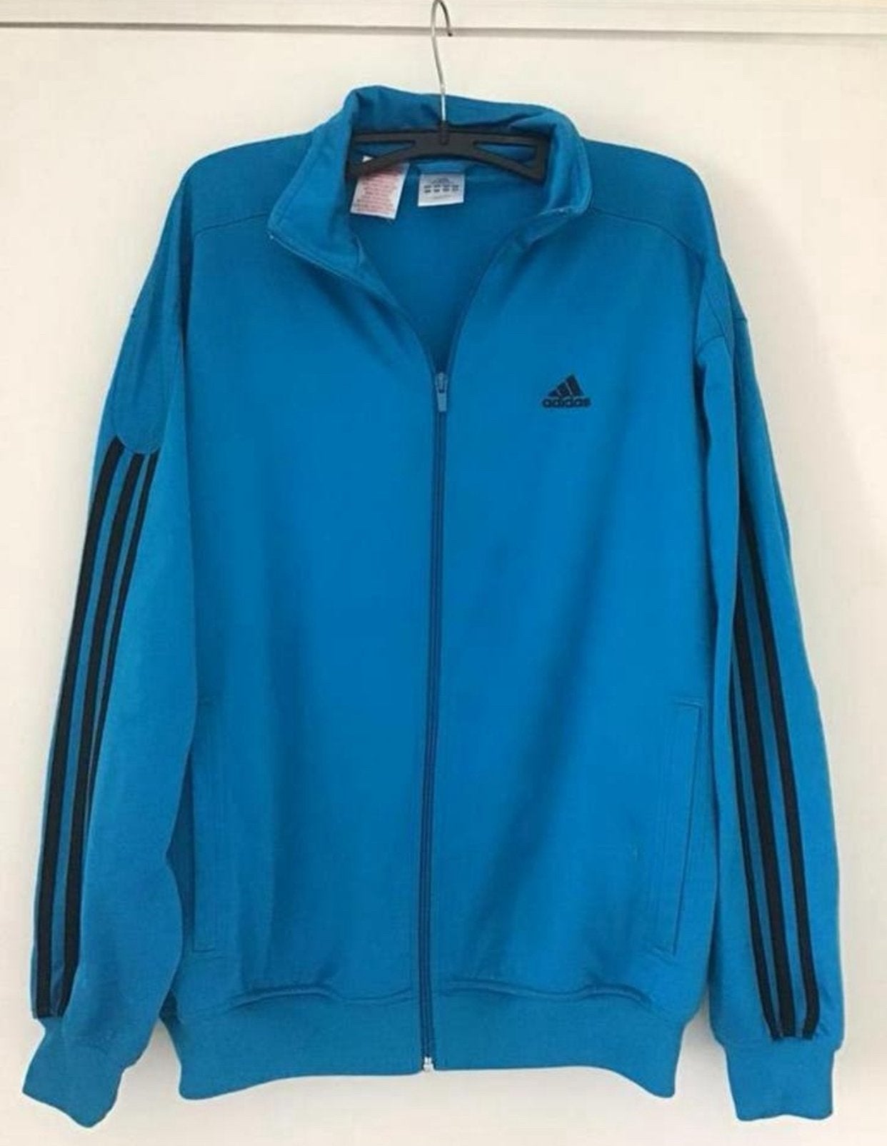 Adidas vest maat 176, Blauw, Ophalen of Verzenden, Zo goed als nieuw, Voetbal
