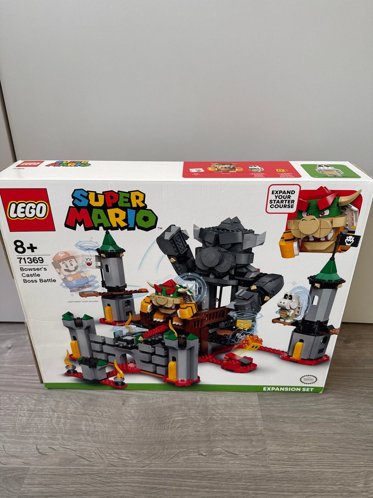Lego Super Mario 71369 Bowser's Castle Boss Battle met doos, Lego, Ophalen of Verzenden, Zo goed als nieuw, Compleet