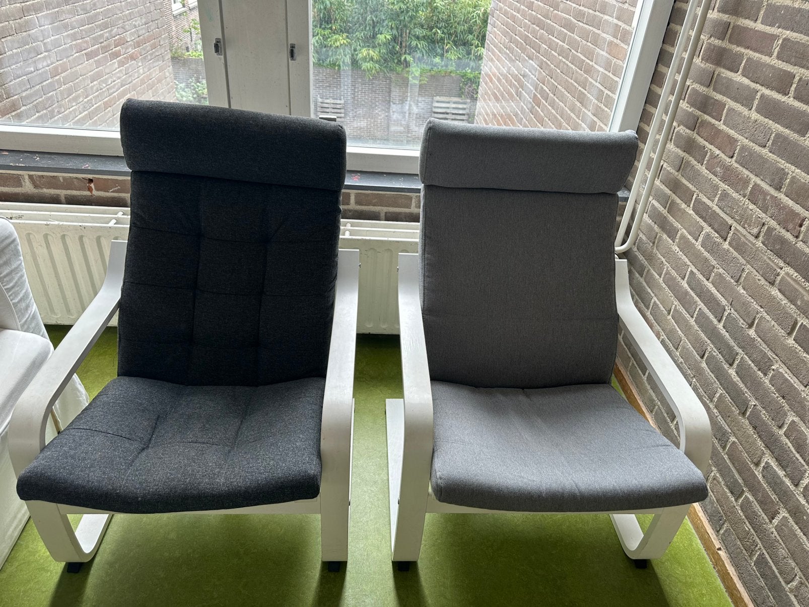 Poang stoelen IKEA, Ophalen, Gebruikt, Grijs