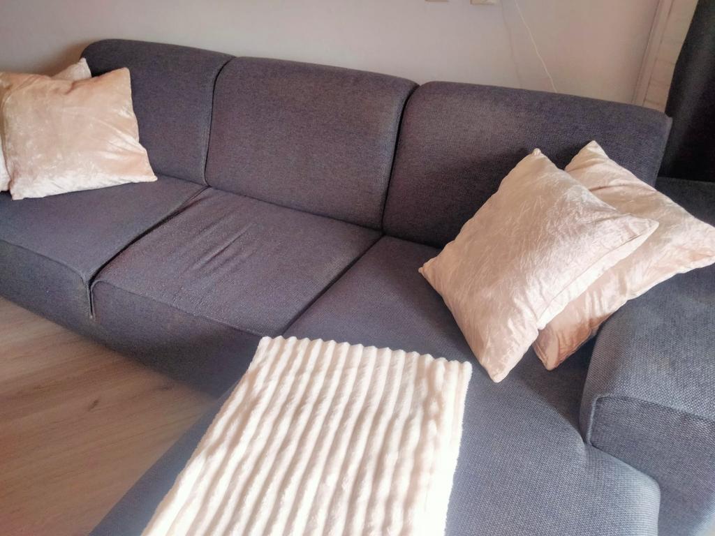 Hoekbank, Huis en Inrichting, Banken | Bankstellen, Ophalen, Gebruikt, Minder dan 75 cm, Hoekbank