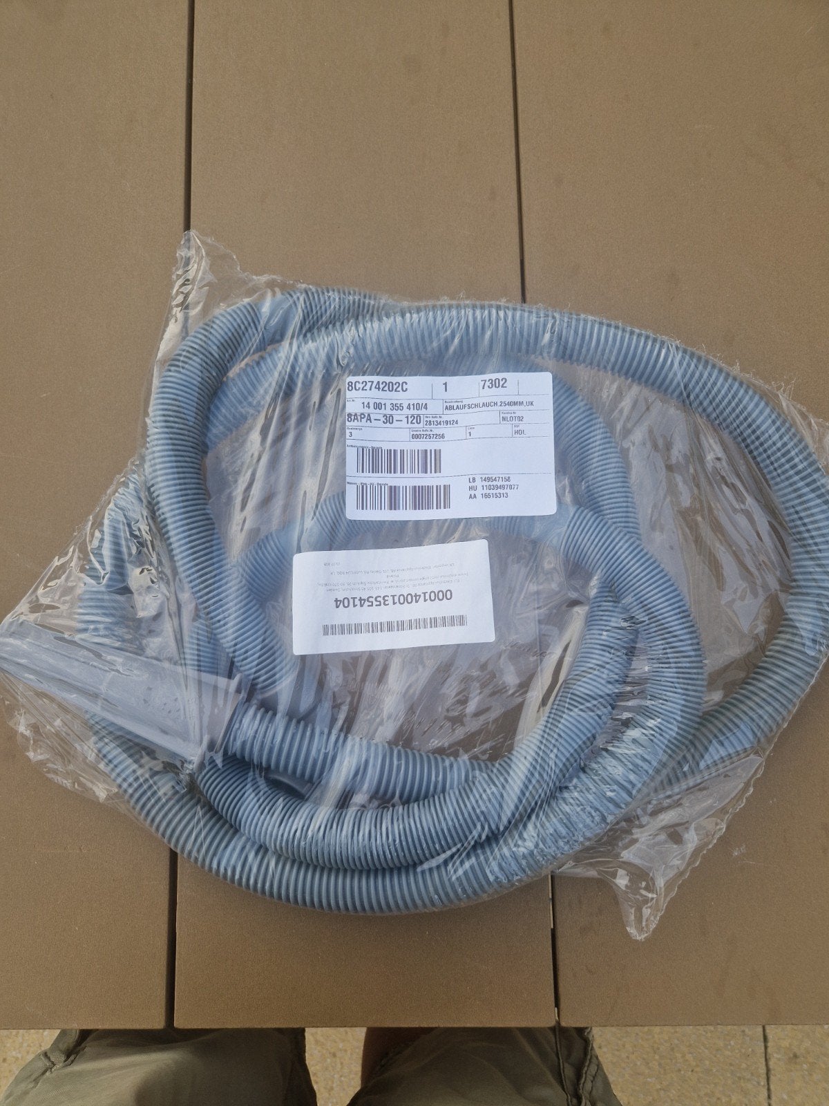 Nieuwe afvoerslang voor AEG wasmachine, Witgoed en Apparatuur, Onderdelen en Toebehoren, Ophalen of Verzenden, Nieuw