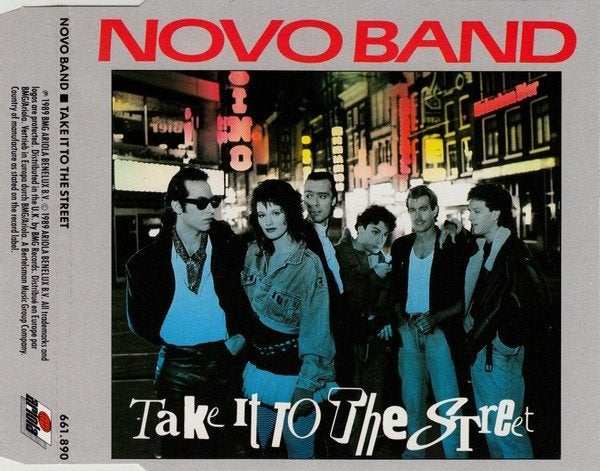 NOVO BAND CD SINGLE TAKE IT TO THE STREET, Cd's en Dvd's, Cd Singles, Zo goed als nieuw, Pop, Ophalen of Verzenden