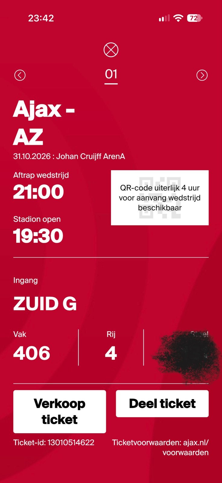 Ajax-az 1kaart, Tickets en Kaartjes
