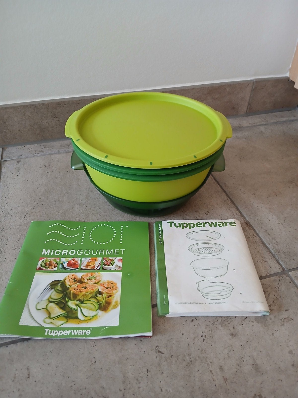 Tupperware Micro Gourmet, magnetron stoomer, magnetronpan, Overige typen, Nieuw, Ophalen of Verzenden, Met deksel