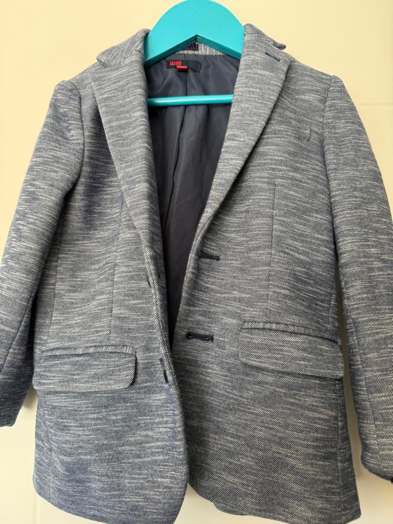 WE Zomer Colbert Blauw Maat 122, Kinderen en Baby's, Kinderkleding | Maat 122, Ophalen of Verzenden, Gebruikt, Jongen, Jas