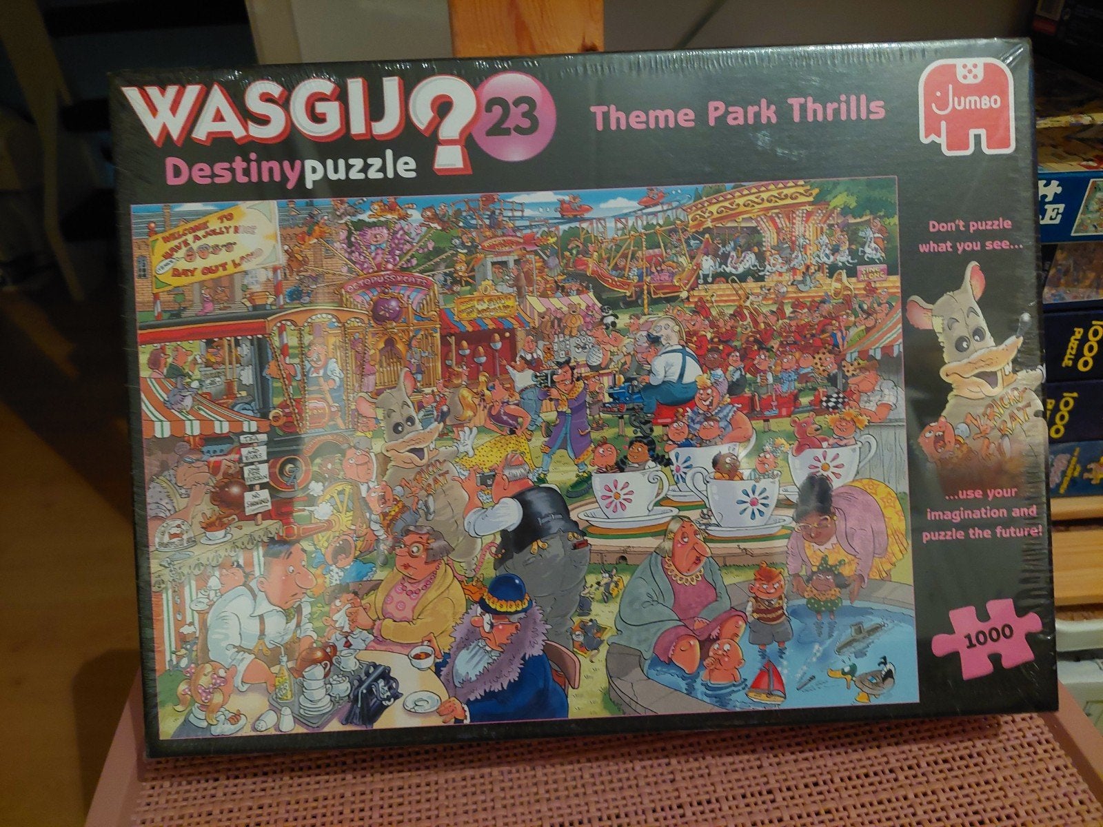 Wasgij Destiny 23: Theme Park Thrills - 1000 stukjes, Hobby en Vrije tijd, Denksport en Puzzels, Ophalen, 500 t/m 1500 stukjes