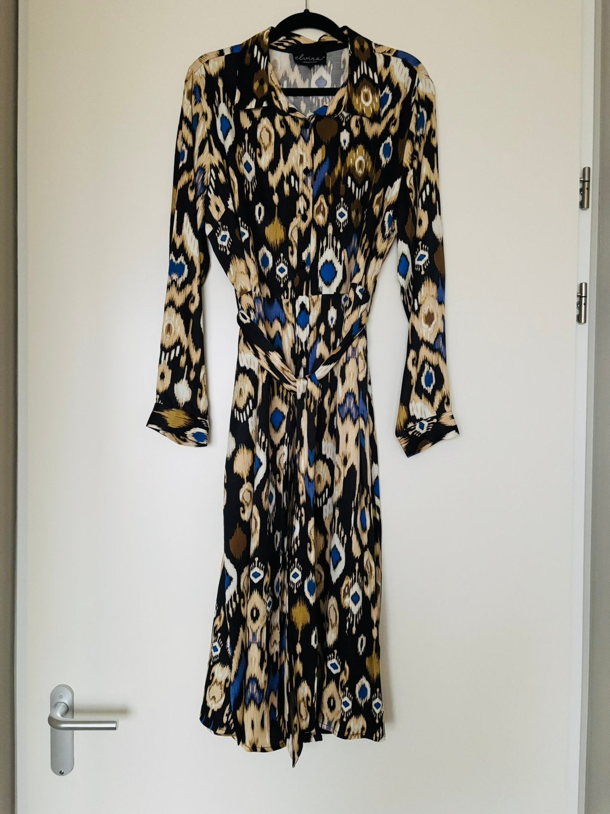 Heel mooi jurkje Elvira maat 40, Verzenden, Zo goed als nieuw, Maat 38/40 (M), Onder de knie
