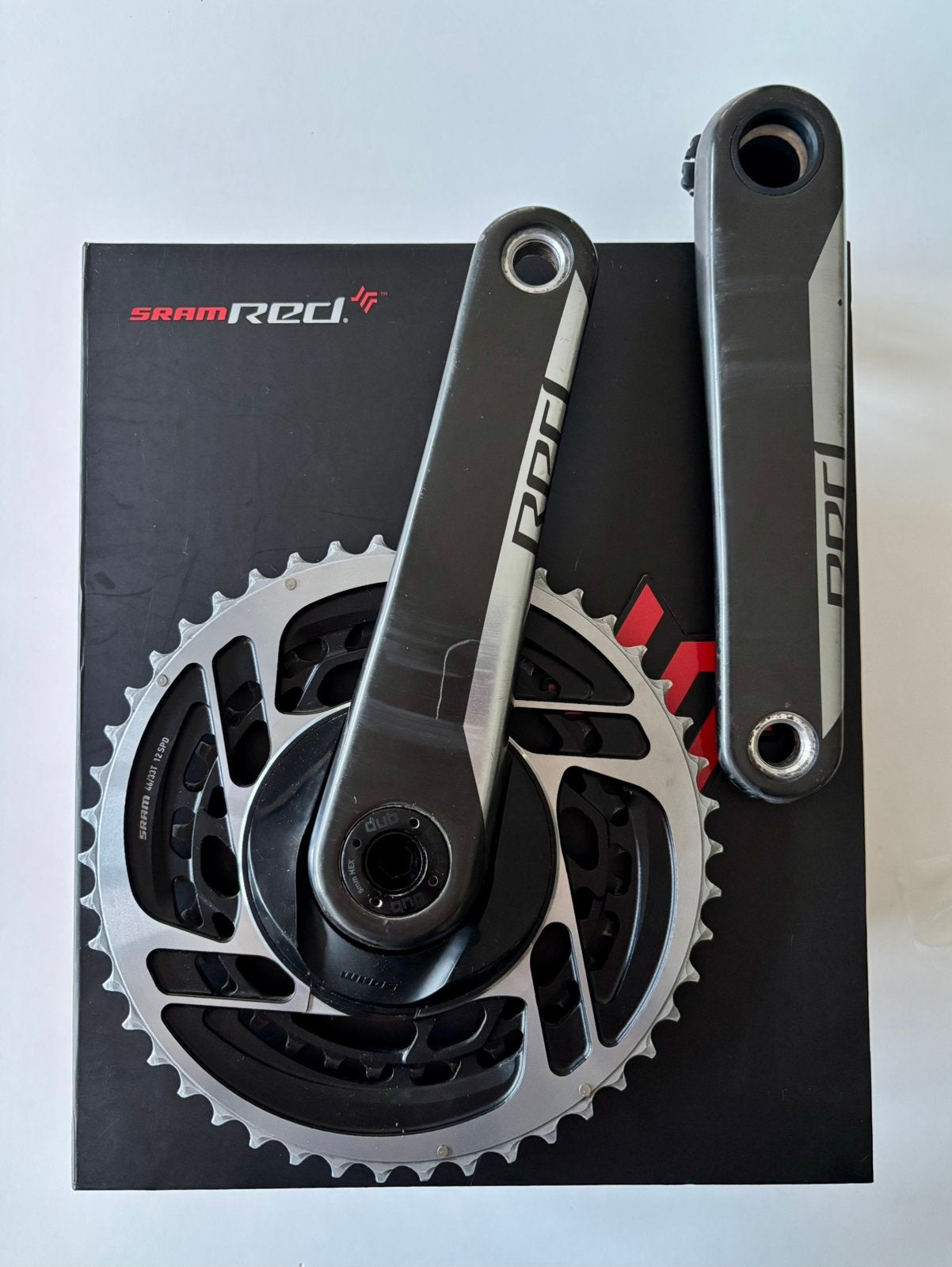 SRAM Red D1 DUB 2x12-speed Crankstel 46/33T - 172.5mm, Ophalen of Verzenden, Zo goed als nieuw