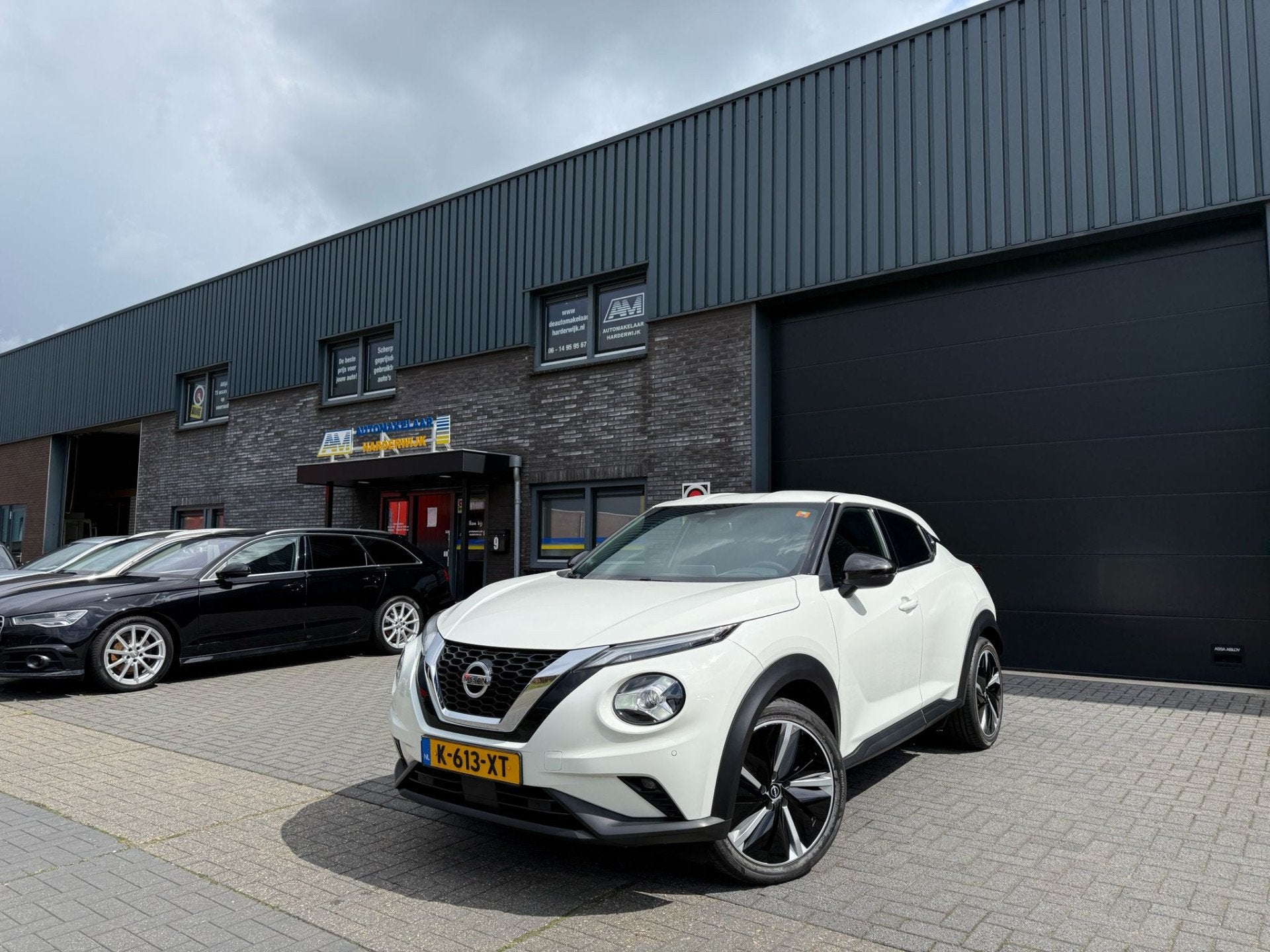 Nissan Juke 1.0 DIG-T N-Connecta | 2E EIGENAAR | 3/6/12MND G, Auto's, Voorwielaandrijving, Stof, 116 pk, Wit
