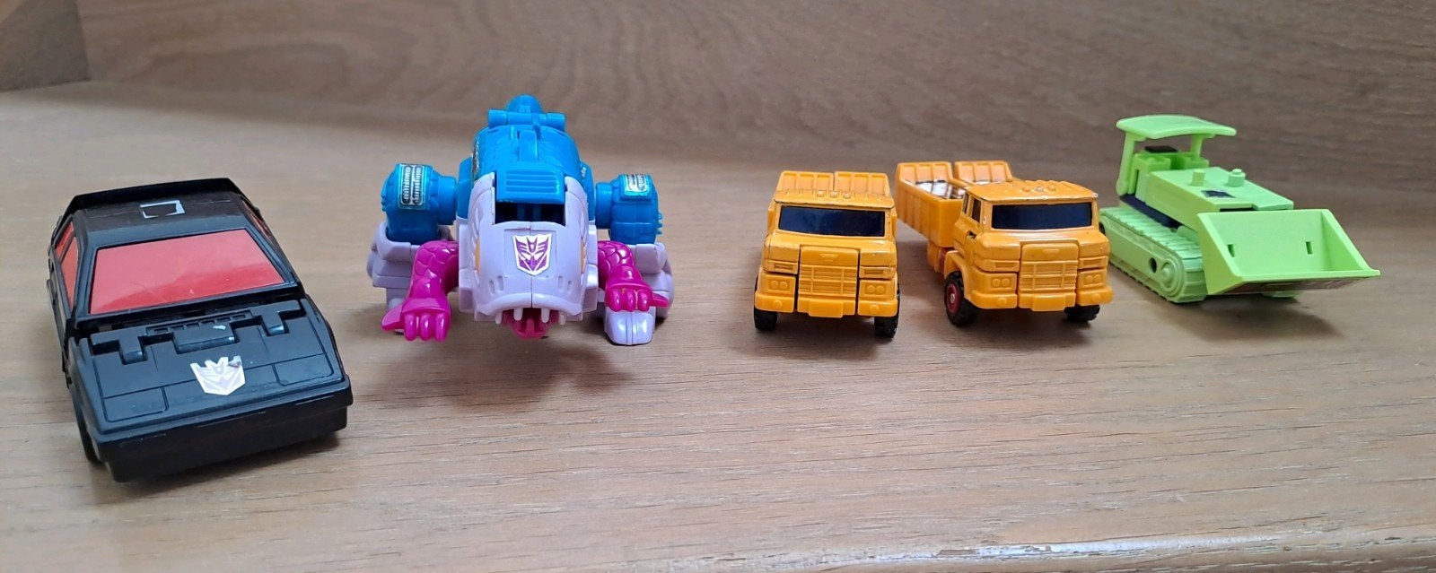 Vintage Transformers: 3 Hasbro en 2 MC Toy, Ophalen