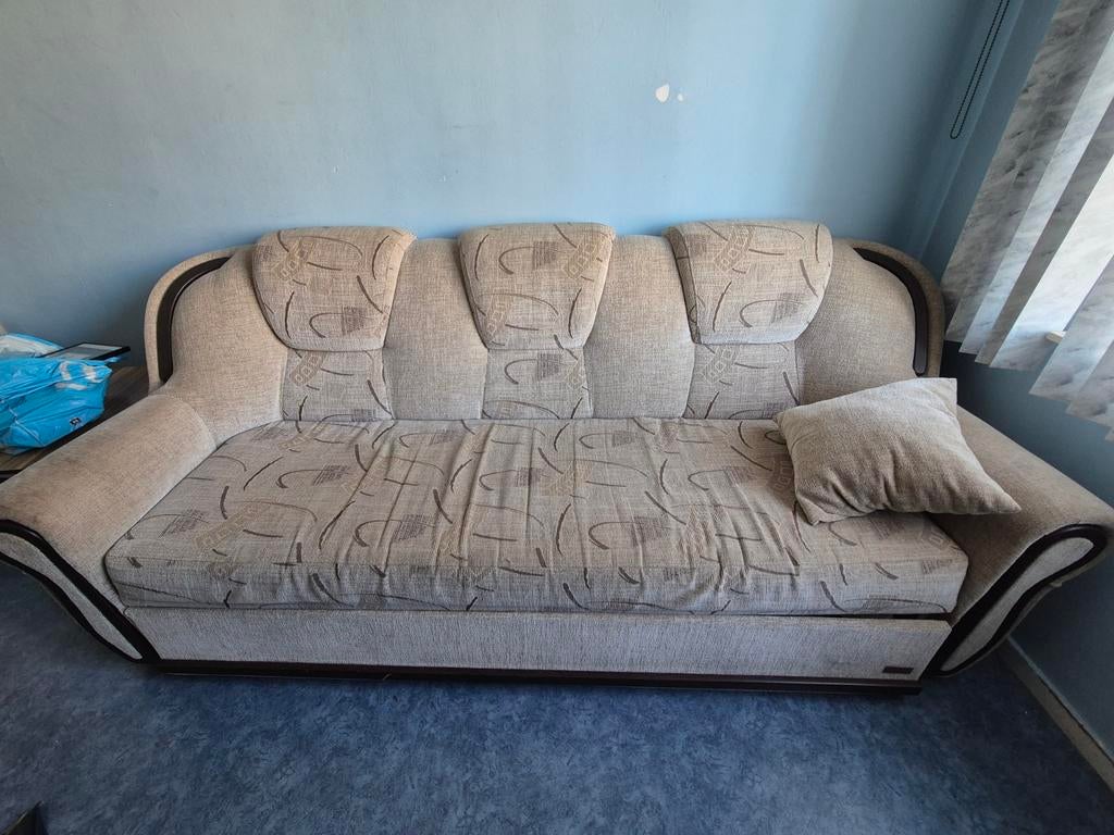 3-persoons slaapbank, Gebruikt, Tweepersoons, Ophalen of Verzenden, Overige maten