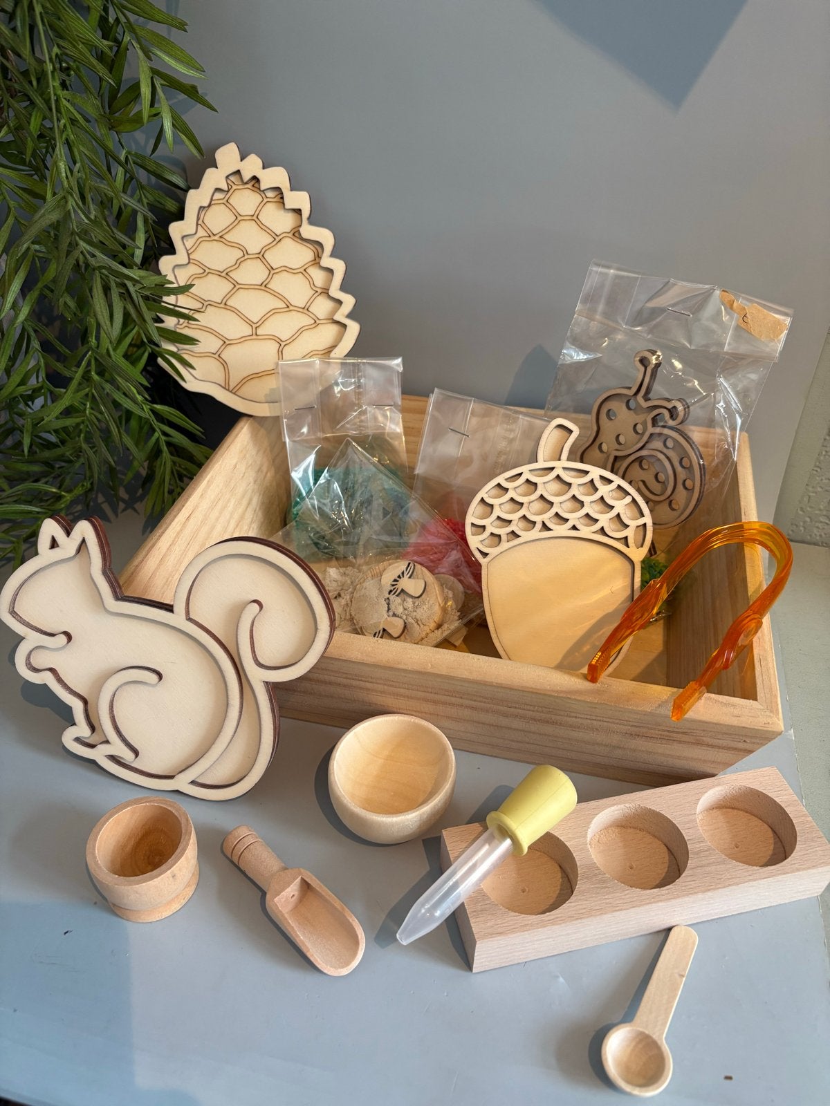 Complete sensomotorische speelset herfstthema, Ophalen of Verzenden, Nieuw, Ontdekken