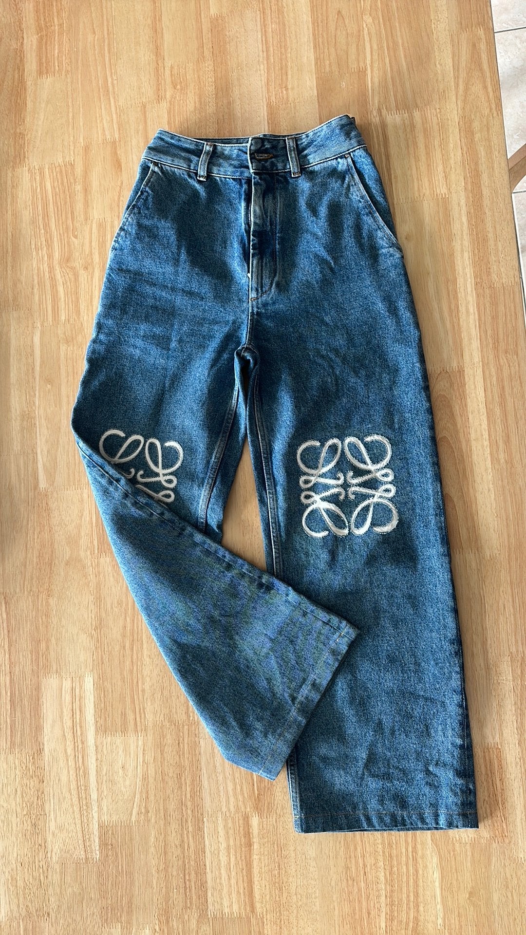 Loewe jeans maat 32, Ophalen of Verzenden, Gedragen, Blauw, W28 - W29 (confectie 36)