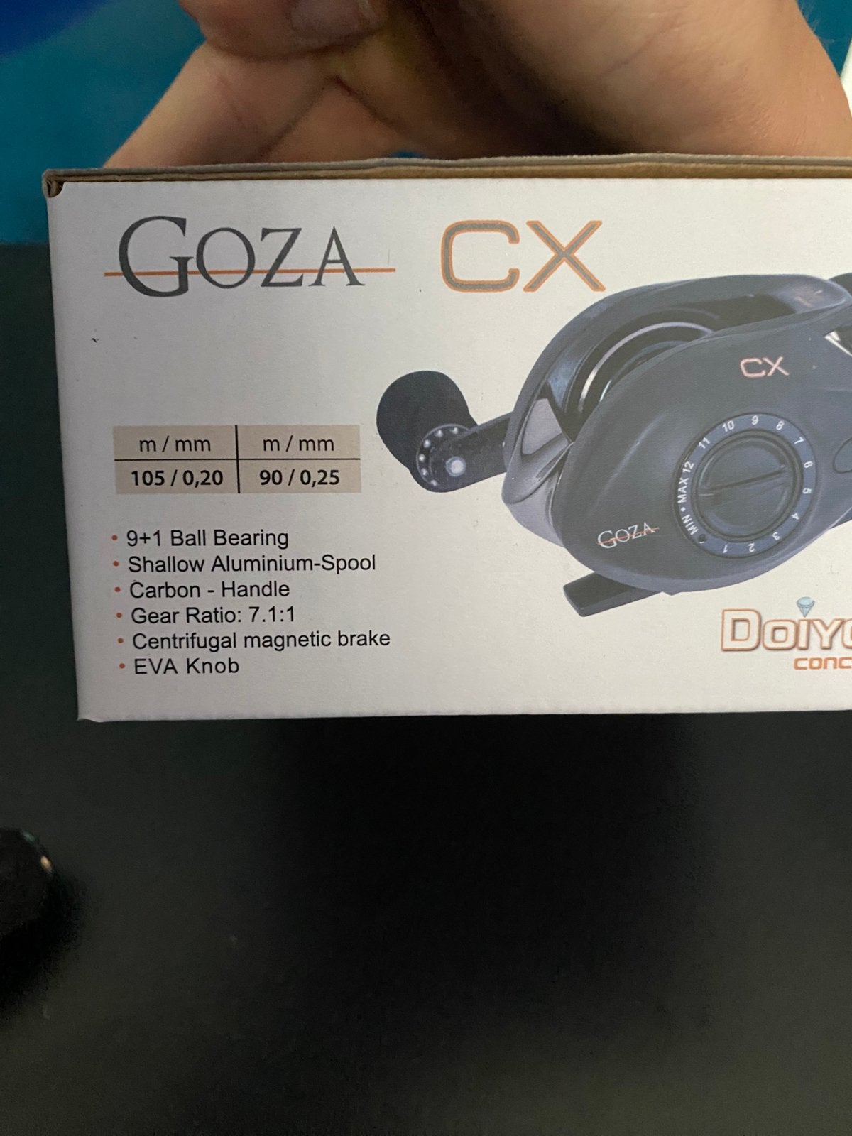 NIEUW Doiyo Concept Coza Baitcast reel 8 lagers, D, Molen, Nieuw, Ophalen of Verzenden