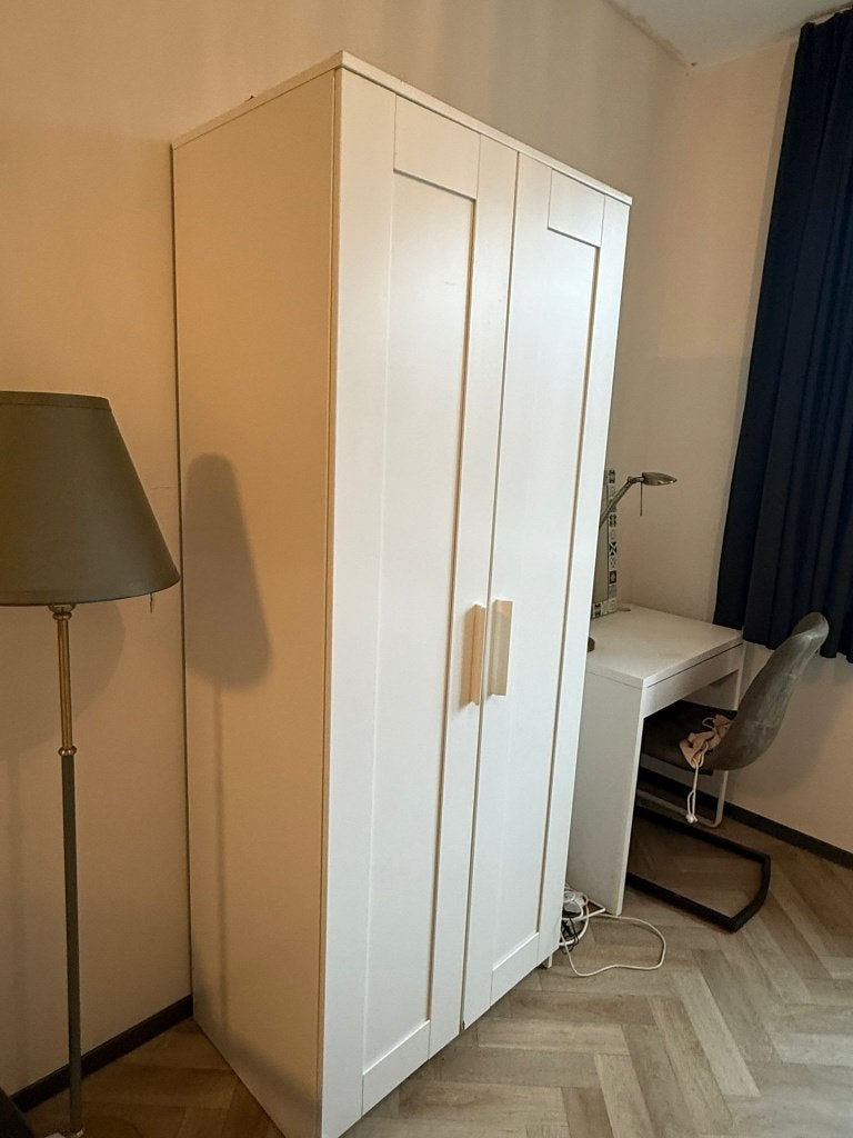 Kledingkast Brimnes, Ophalen, Met deur(en), Gebruikt, 50 tot 100 cm