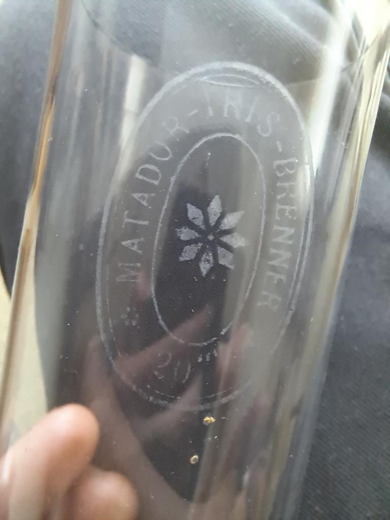 Antieke Petroleumlamp Matador Iris Brenner 20''' met Gladi, Ophalen