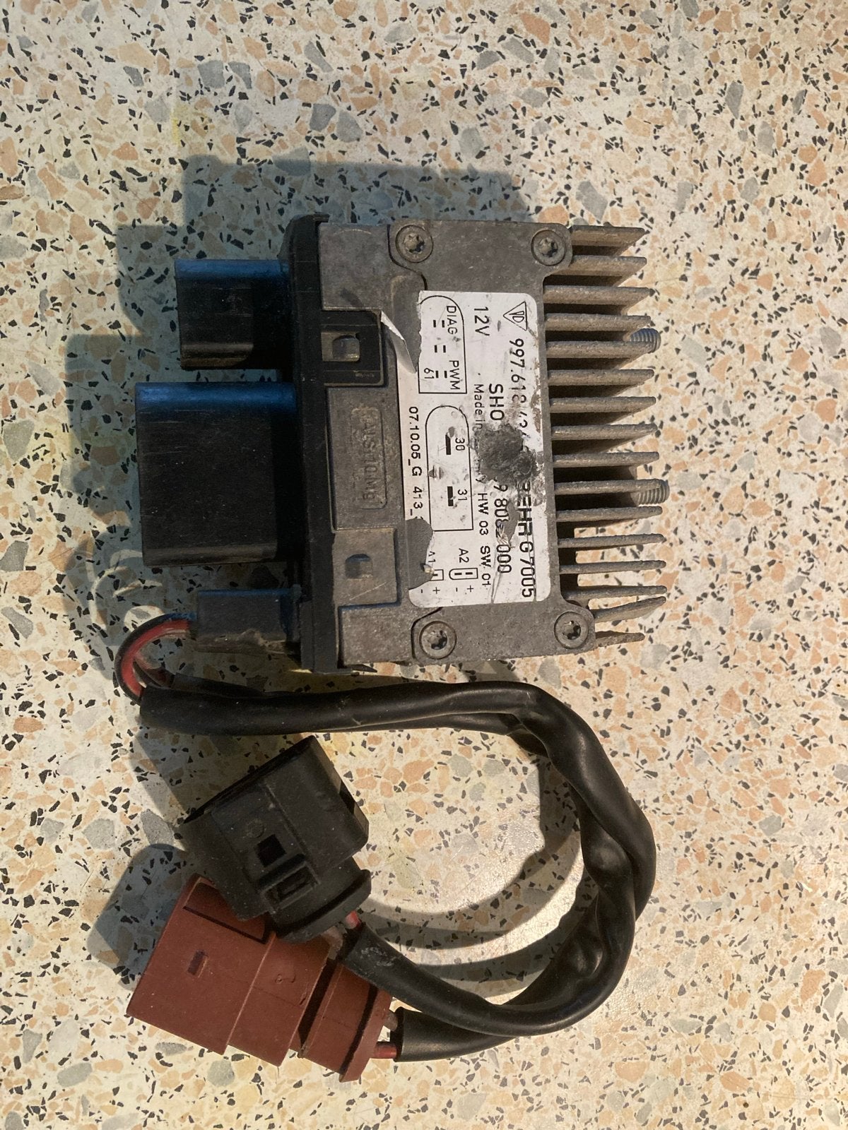 Porsche 997 Koelvinmodule (Behr 997.618.436.01), Ophalen of Verzenden, Gebruikt, Porsche
