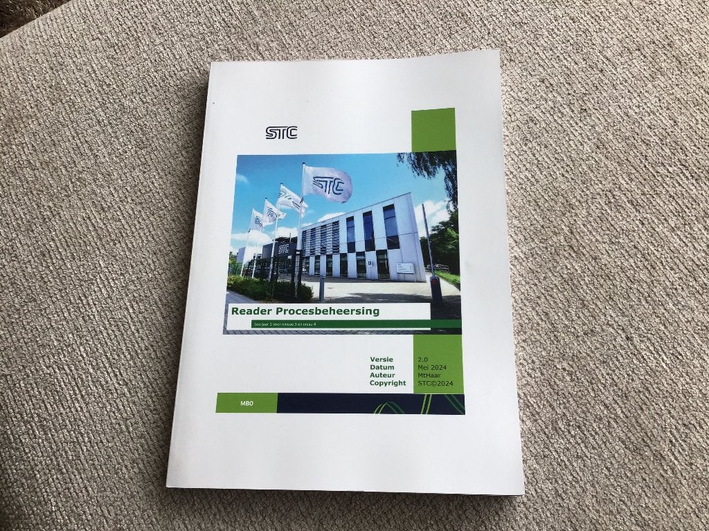 STC Reader Procesbeheersing MBO4, Ophalen, MtHaar, Zo goed als nieuw, MBO