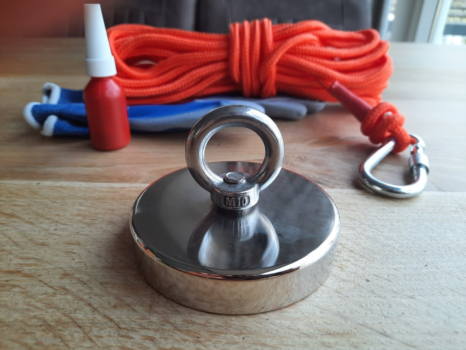Vismagneet 400kg | Set | Nieuw | Magneetvissen | Magneet, Forcemagneten, Forcemagneten@gmail.com, Nieuw, Langetiendeweg 70