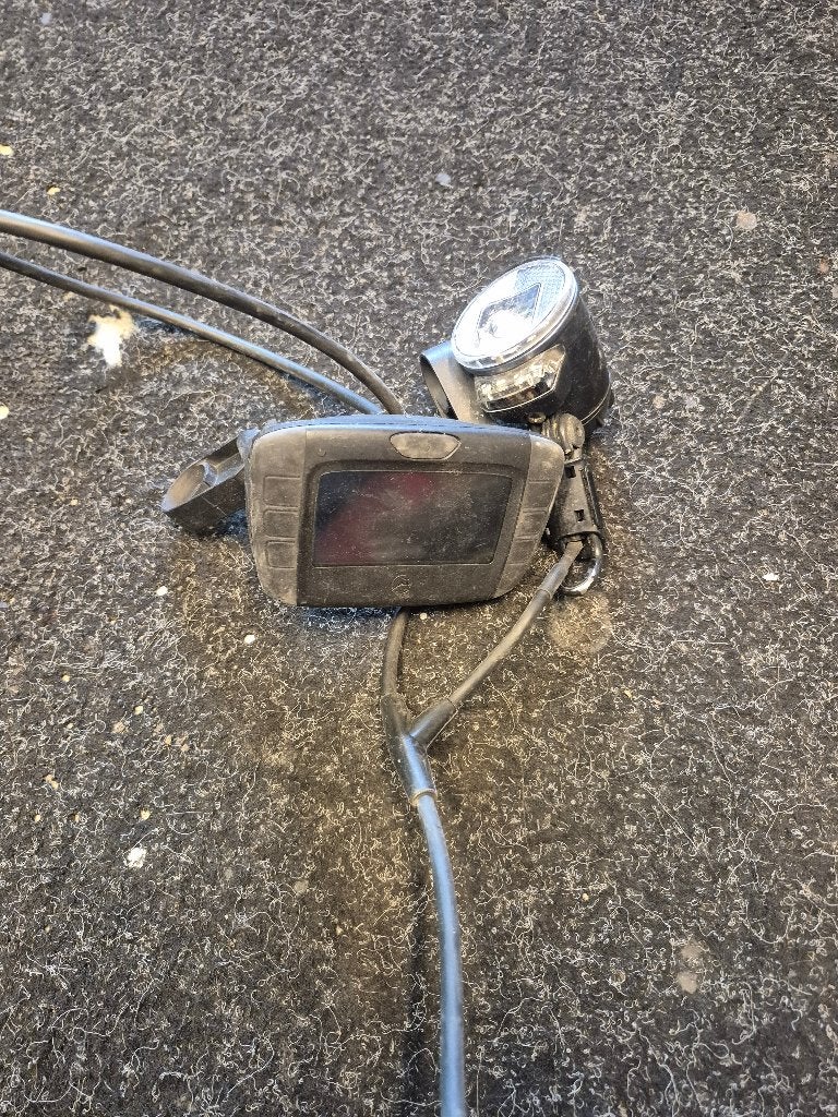 Gazelle display met koplamp, Ophalen, Gebruikt