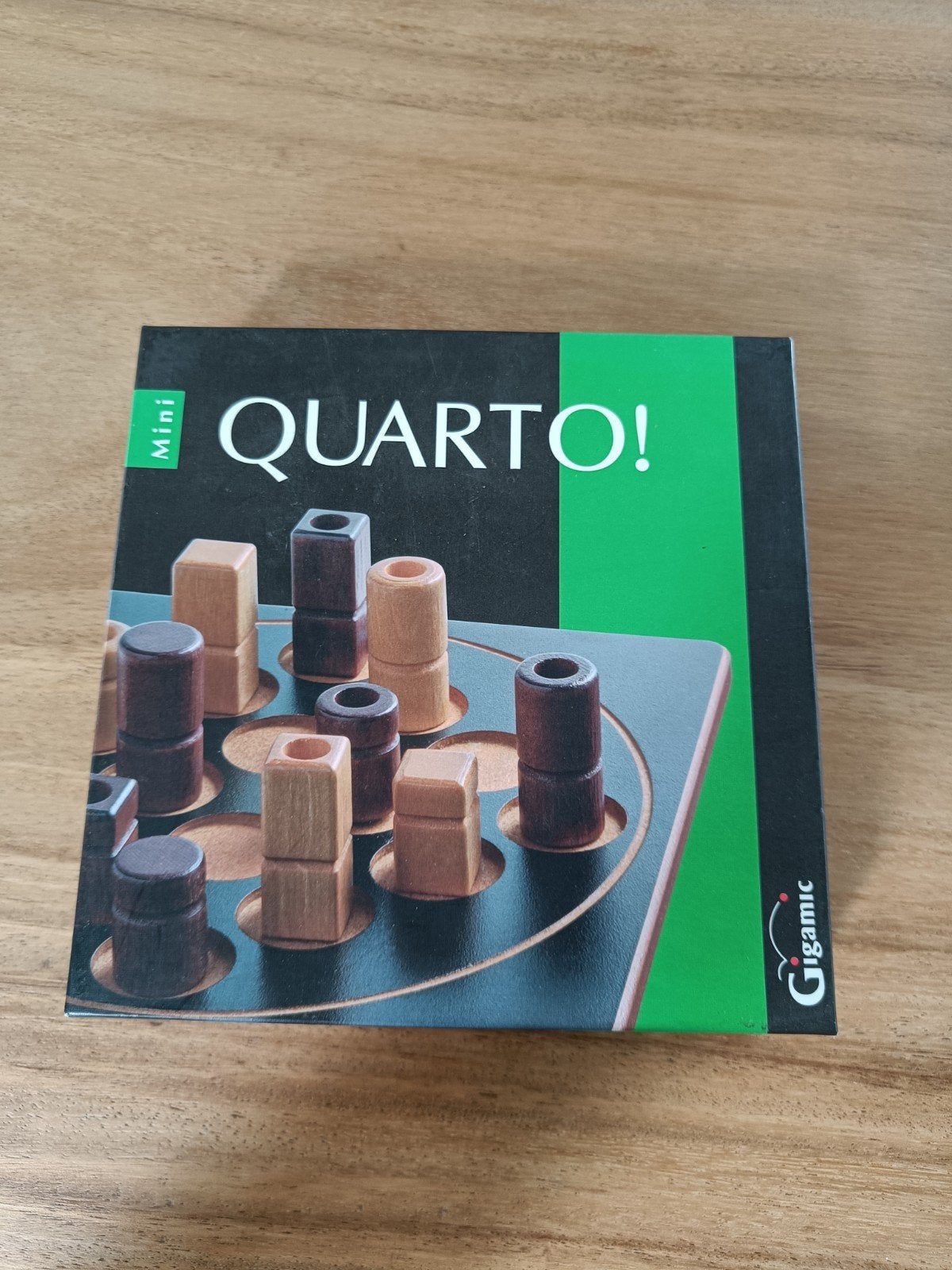 Quarto!  Strategisch bordspel van Gigamic, Een of twee spelers, Ophalen of Verzenden, Zo goed als nieuw, Gigamic