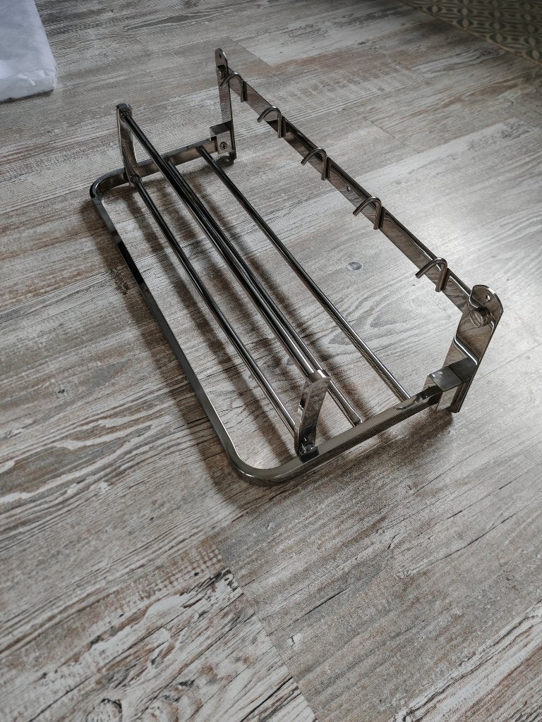 rvs handdoekrek nieuw 59cm breed, Ophalen of Verzenden, Nieuw, Rvs, Overige typen