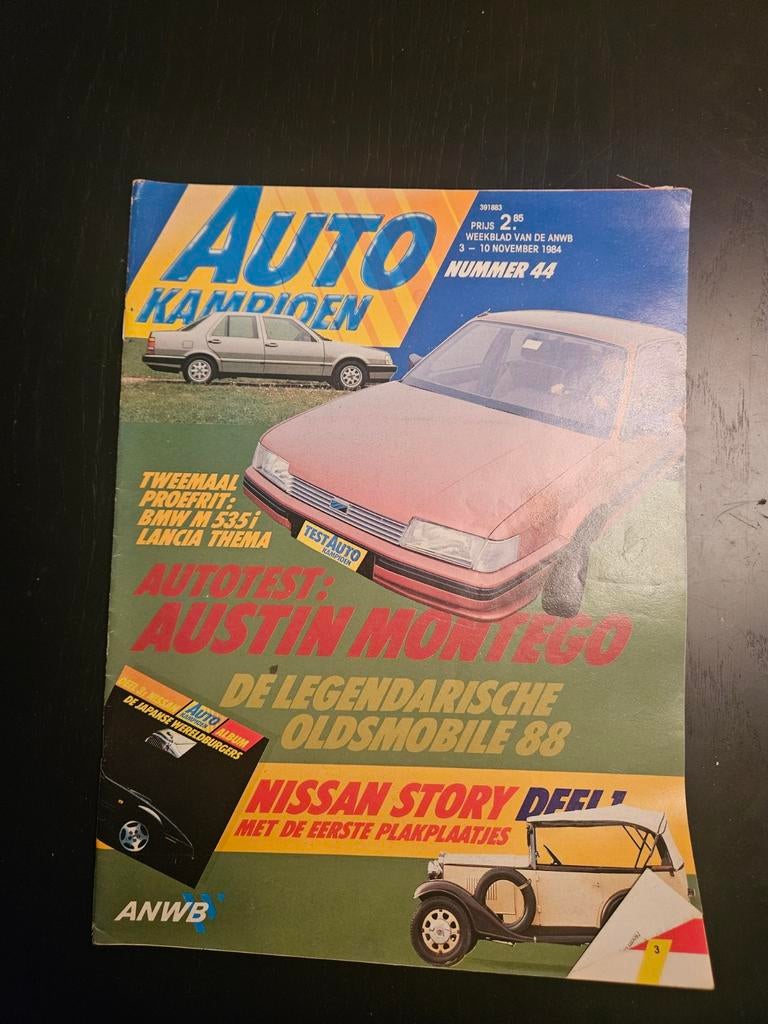 Auto Kampioen november 1984: Lancia Thema & BMW M535i, Ophalen of Verzenden, Gelezen, BMW