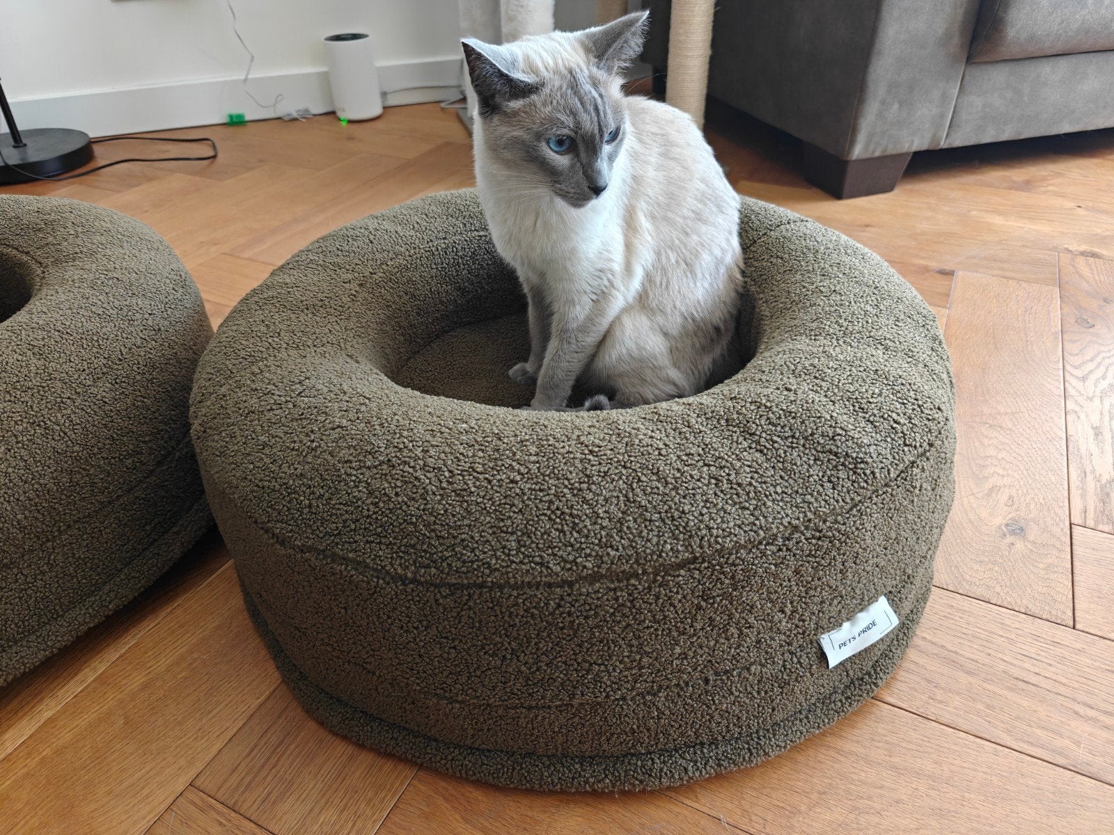 Pets Pride 2x kattenmand groen, wasbaar, krab en nagelproo, Ophalen, Nieuw, Overige