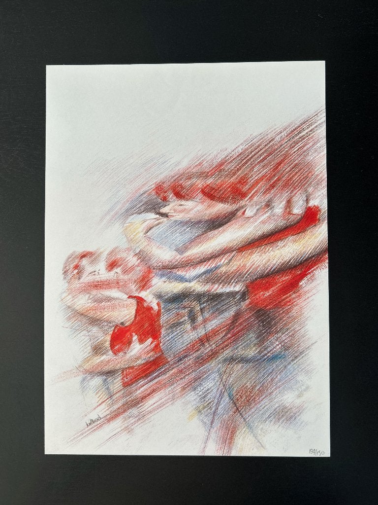 Zeefdruk Leo Musch  ZOMEROPRUIMING, Antiek en Kunst, Kunst | Litho's en Zeefdrukken, Gesigneerd, Verzenden, Zeefdruk